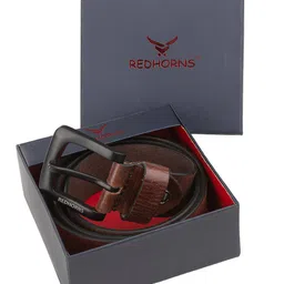 REDHORNS Men Leather Belt-image-26