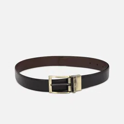 Louis Philippe Men Black Leather Belt-picture-25