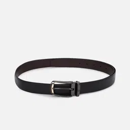 Louis Philippe Men Black Leather Belt-image-38