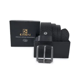 CIMONI Men Textured Leather Belt-image-48