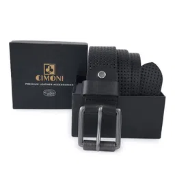 CIMONI Men Textured Leather Belt-image-45