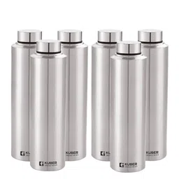 Kuber Industries Stainless Steel Set Of 6 Leak Proof Water Bottle-30