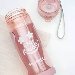 Starkiddo Pink Single Tritan Printed Water Bottle 550 ml-24