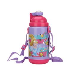Disney Lavender & Pink Cartoon Characters Printed Smart Vacuum Water Bottle 550 ml-image-33