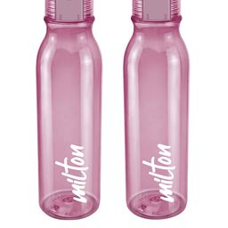 Milton Set Of 2 Name Tag Pet BPA Free Water Bottles - 1 Litre Each-32