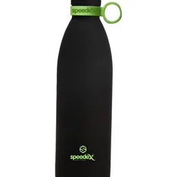 Speedex Black & Green Stainless Steel Solid Double Wall Vacuum Water Bottle 1ltr-5