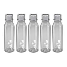 Milton Set Of 5 Name Tag Pet BPA Free Leak Proof Water Bottles 1 Litre-85
