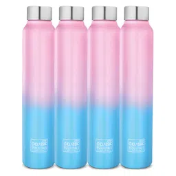 Classic Essentials Blue 4 Pieces Colourblocked Stainless Steel Water Bottles 1 L Each-image-16