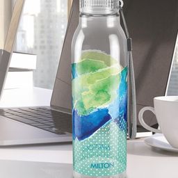 Milton Helix 1000 Green Printed BPA Free Water Bottle 1 Litre-42