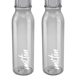 Milton Set Of 2 Name Tag Pet BPA Free Leak Proof Water Bottles 1 Litre-77