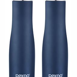 Pexpo Navy Blue & Silver Toned 2 Pieces Stainless Steel Leak Proof Water Bottle 1 Ltr-image-77