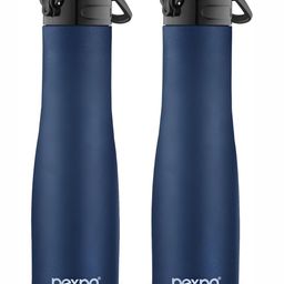 Pexpo Navy Blue 2 Pieces Stainless Steel Leak Proof Water Bottle 1 L-image-63