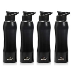Speedex Black Set of 4 Stainless Steel Water Bottle-image-66