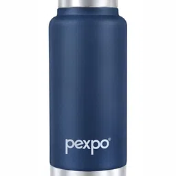 Pexpo Navy Blue Stainless Steel 12 Hrs Hot and Cold  Water Bottle 300 ml-image-87