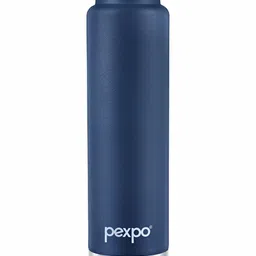 Pexpo Denim Blue CAMEO-Double Wall Hot and Cold Upto 810 hrs Flask Water Bottle 500ml-image-69