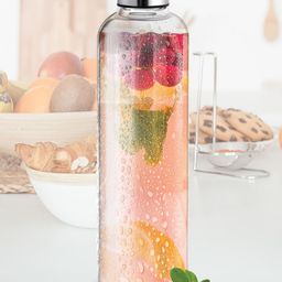 Treo Clarion Borosilicate Transparent Glass Water Bottle 760 ml-0