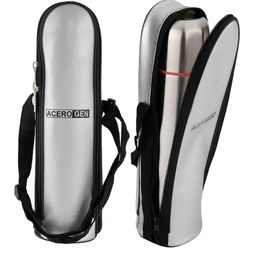 Kuber Industries Set Of 2 Silver-Toned Solid Stainless Steel Water Bottle-2