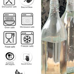 CDI Transparent Set Of 2 Solid Water Bottles With Inox Cap image 3