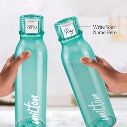 Milton Set of 6 BPA Free & Leak-Proof Name Tag Water Bottles 1L each image 4
