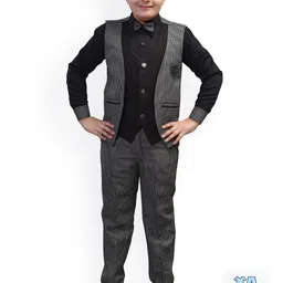 BAESD 3-Piece Single-Breasted Partywear Suit-38