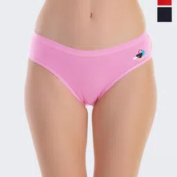 POOJA RAGENEE Women Pack Of 3 Assorted Anti Bacterial Hipster Briefs-image-59