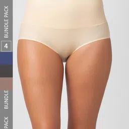 FashionRack Women Pack Of 4 Assorted Hipster Briefs-picture-48