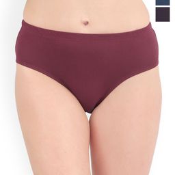 Bruchi CLUB Pack Of 3  Assorted Pure Cotton Hipster Briefs-image-89