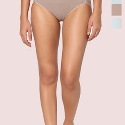 INTIMATE QUEEN Pack Of 4 Moisture-Wick Cotton Hipster Briefs-image-84