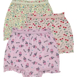 Bodycare Kids Girls Pack Of 3 Cotton Boxer Briefs-picture-26