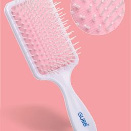 GUBB Pink & White Tropical Bloom Paddle Hair Brush-33