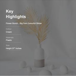 THE HOME CO. Cream-Coloured Forsythia Artificial Flower image 4