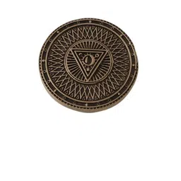 COSA NOSTRAA Set of 5 Circular Daring Deer Textured Buttons image 2