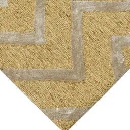saraswatii global Grey Geometric-Printed  Hand Tufted Rectangular Carpet image 4