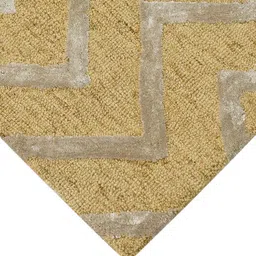 saraswatii global Grey Geometric-Printed Hand Tufted Rectangular Carpet image 4