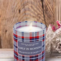 Kookee Red & Grey Scented Jar Candle-78