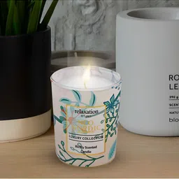 Kookee White Soy Wax Scented Lead-Free Wick Candle Jar-picture-23