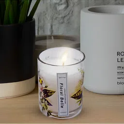 Kookee Transparent Printed Lead-Free Wick Soy Wax Scented Glass Jar Candle-4