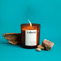 Cahree Wellness Brown Jar Candle-45