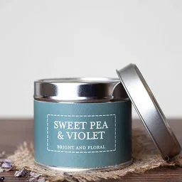 Aromatic Fables White Sweet Pea Scented Tin Jar Candle-image-78