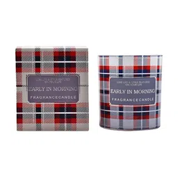 Kookee Red & Grey Scented Jar Candle image 4