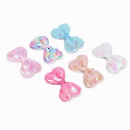 Krelin Girls Pink & Blue Set of 6 Bows Alligator Hair Clip-image-51