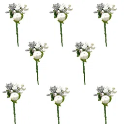 Hair Flare Women Set Of 8 Embellished Floral Hair Accessory Set-picture-18