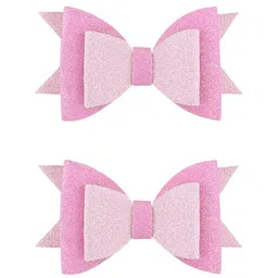 Aye Candy Girls Set of 2 Bow Alligator Hair Clips-55