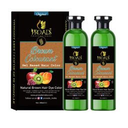 FREECIA Pack of 2 Proads Hair Color 500ml Each - Brown-22