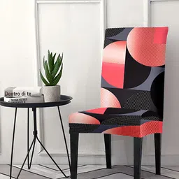 Cortina Black Printed Chair Covers-52