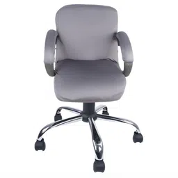 Stylista Grey 3 Pieces Chair Cover With Handle Covers-image-50