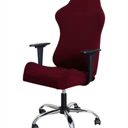 HOKIPO Burgundy Water Resistant Stretchable Gaming Chair Cover-image-17