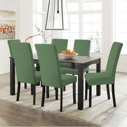 hargunz 6-Pcs Green Chair Covers-32