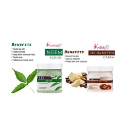 FEELHIGH Set of Neem Scrub & Shea Butter Cream 500ml each image 2