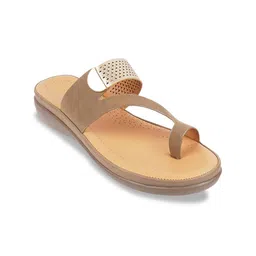 Mochi Textured One Toe Flats-14